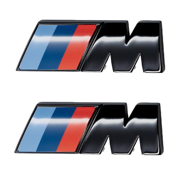 OE BMW G60 G61 U10 X2 U11 X1 G45 Emblemat znaczek ///M Czarny BLACK