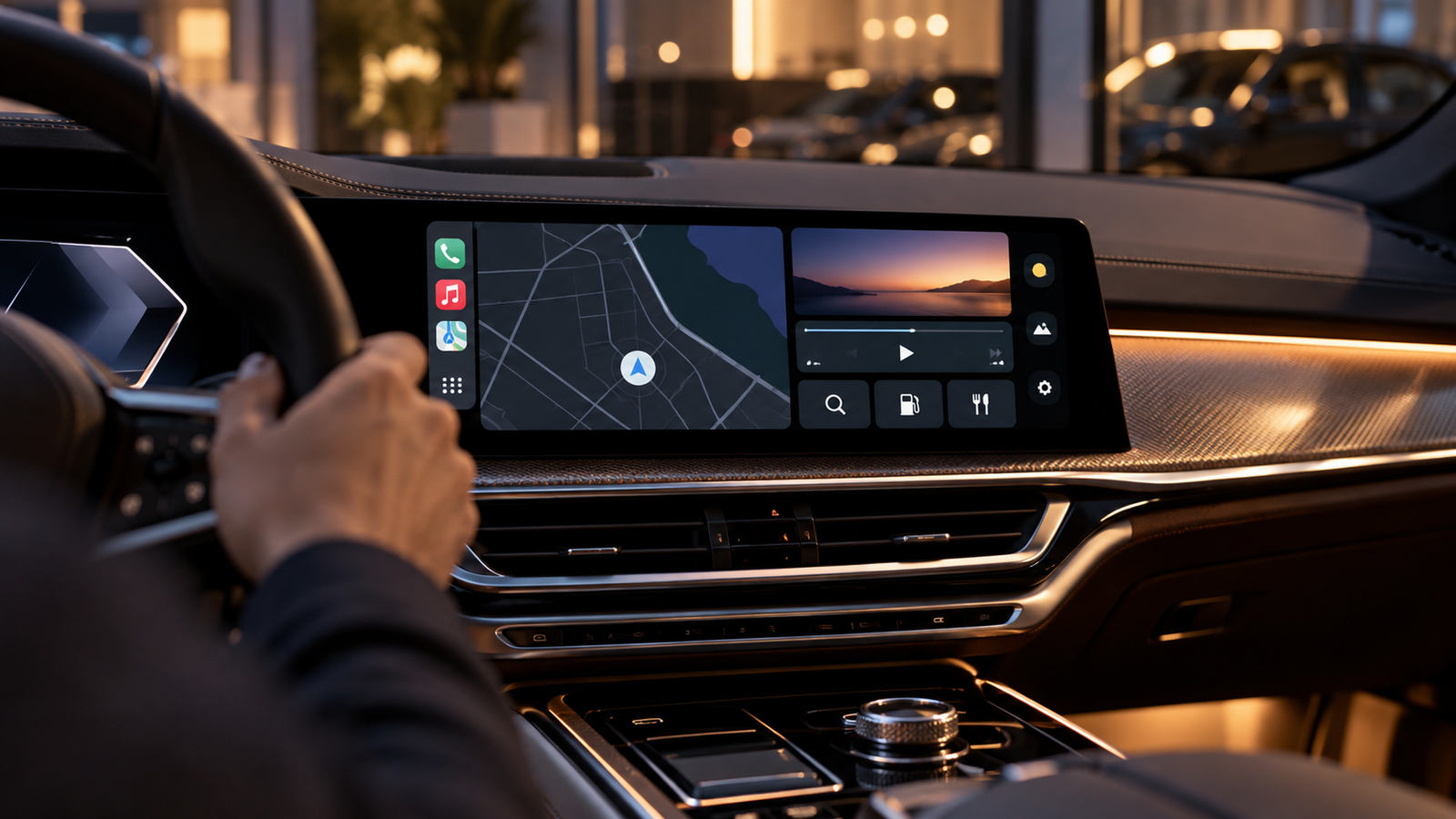 Aktywacja Apple CarPlay w BMW - ekran iDrive