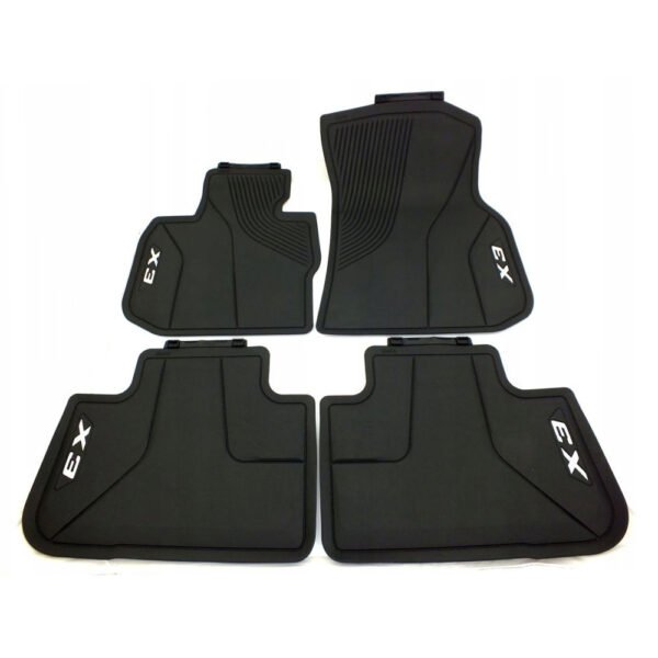 OE BMW F97 X3M G01 X3 Oryginalne gumowe dywaniki przód + tył