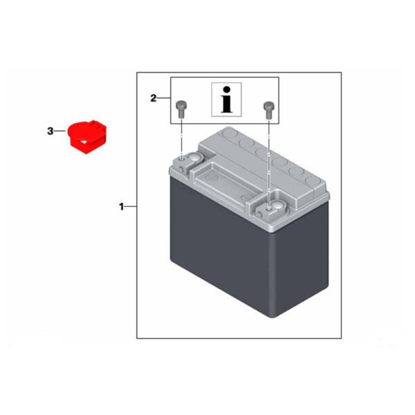 OE BMW Motorrad K49 K80 K81 K82 Akumulator 10Ah 180A DEKA ETX12 - obrazek 2