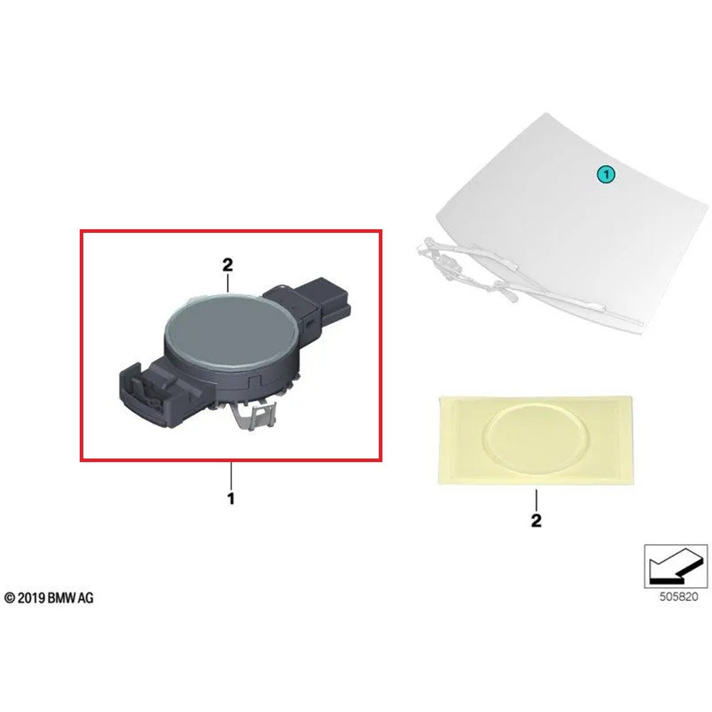 BMW F30 G01 X3 G30 MINI Czujnik deszczu światła zmierzchu