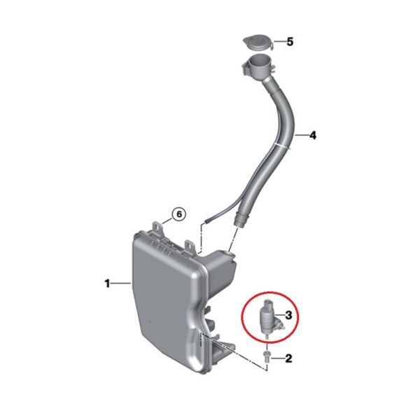 OE BMW & MINI Pompka spryskiwacza podwójna - obrazek 2