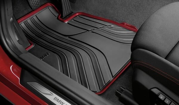 OE BMW Serii 3 F30 F31 F34 xDrive Gumowe Dywaniki Przód + Tył SportLine