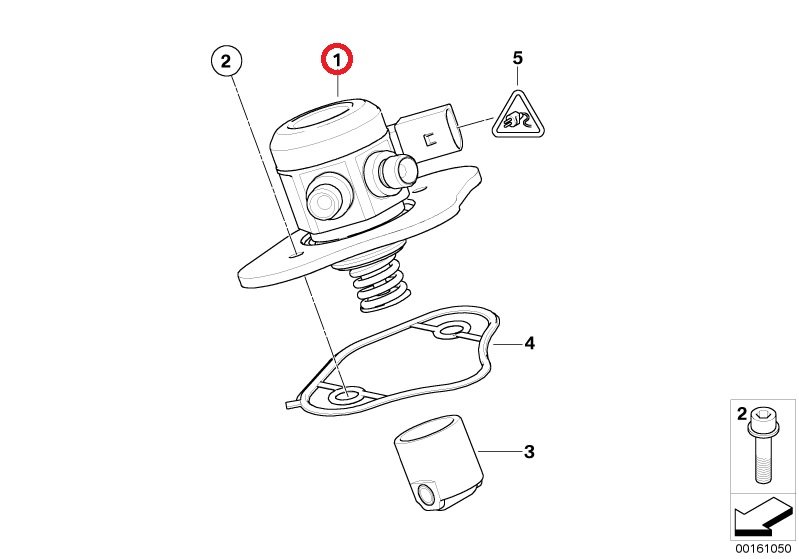 OE BMW E60 E87 E90 E92 Pompa wysokiego ciśnienia N43 13517562473 - obrazek 2