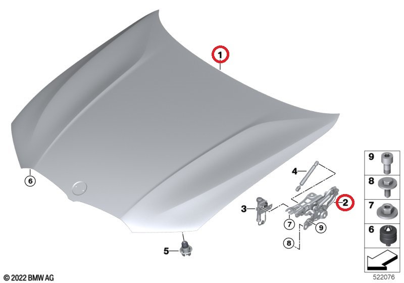 OE BMW G80 G81 M3 G82 G83 M4 Kpl. PRZÓD MASKA ZDERZAK LAMPY LASER CHŁODNICE - obrazek 2