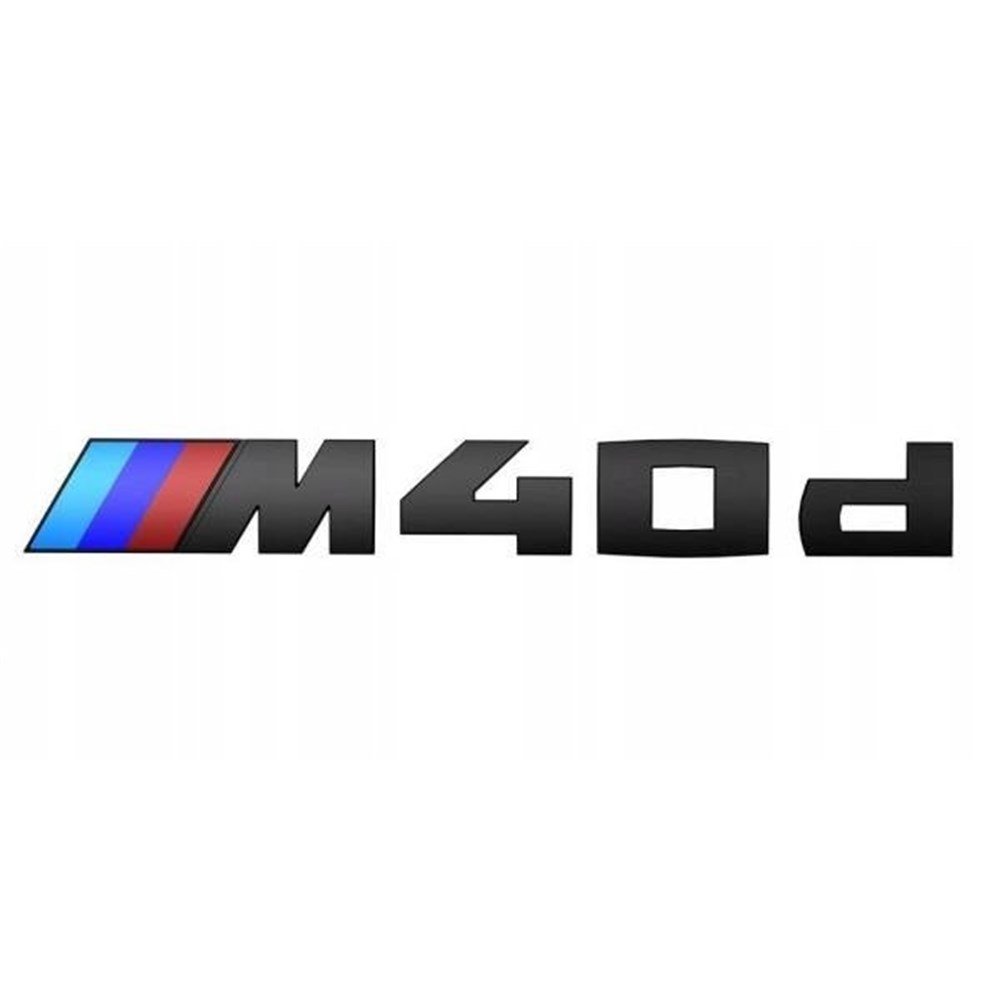 OE BMW G02 X4 Emblemat czarny M Performance M40d