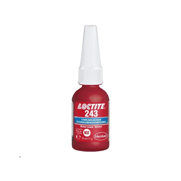 Locktite 243 Środek do zabezpieczania śrub i gwintów, średni (10ml)